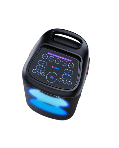 CASSA BLUETOOTH 100W FUNZIONE LUCE E 2 WOOFER 6,5