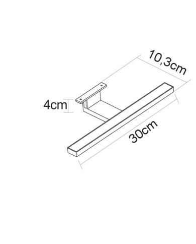 APPLIQUE DA SPECCHIO 5W IP44 TRICOLOR