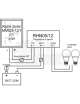 KIT PANNELLO SOLARE FOTOVOLTAICO 25W 12V CON REG.