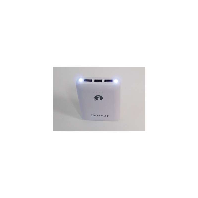 BATTERIA DA VIAGGIO POWER BANK 10000 MAH BIANCA