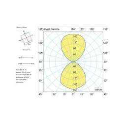 APPLIQUE A LED QUADRATO 7W IP54 220V MARRONE