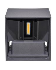 APPLIQUE A LED QUADRATO 7W IP54 220V GRIGIO