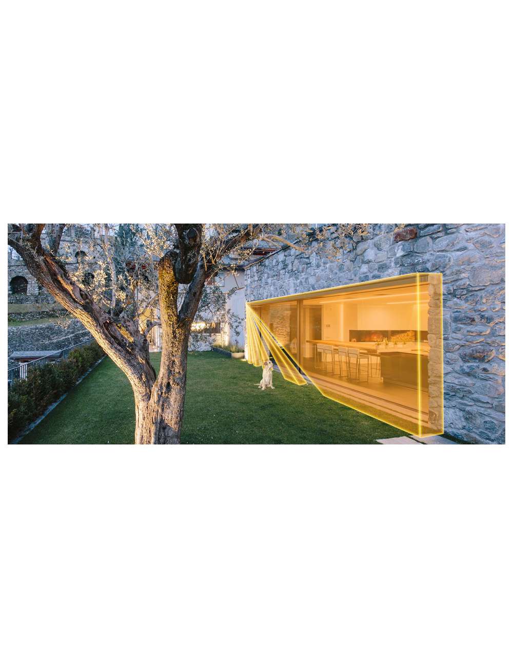 SENSORE INFRAROSSO ESTERNO A TENDA COP.+LENTE PET