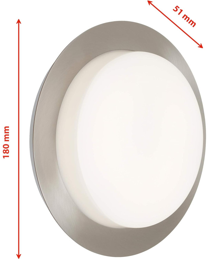 PLAFONIERA LED TONDA DA ESTERNO IP44 9W 900LM