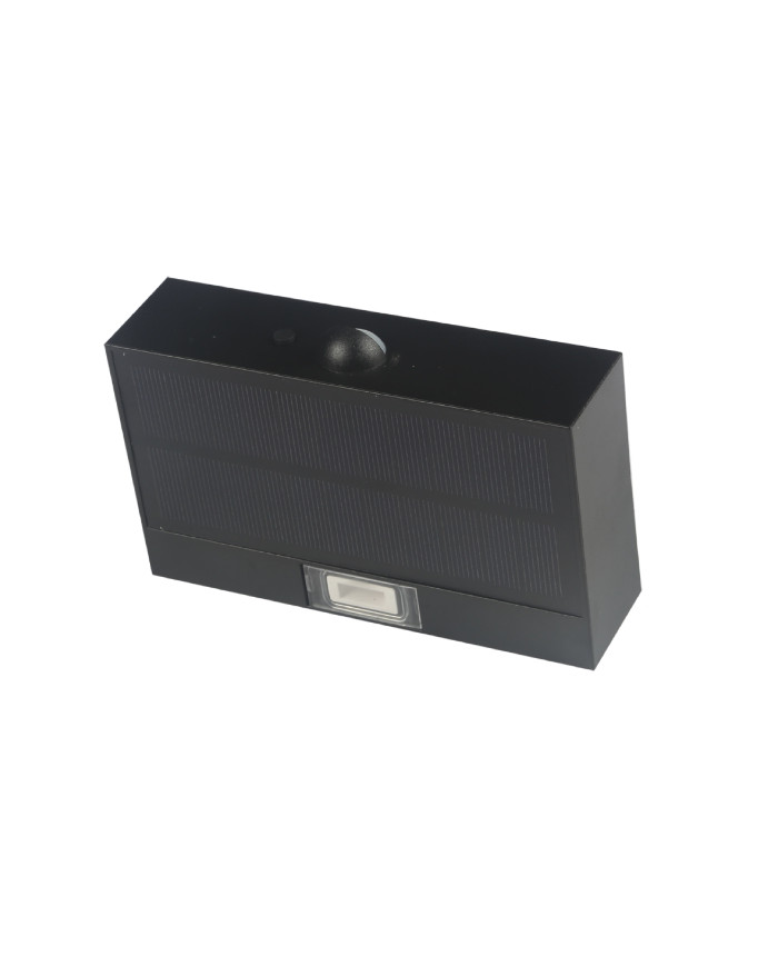 APPLIQUE LED SOLARE CON SENSORE PIR E CREPUSCOLARE