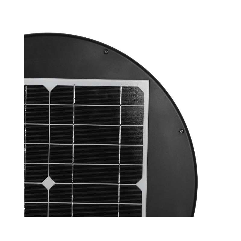 LAMPIONE CON PANNELLO SOLARE 4000K  LUCE NATURALE