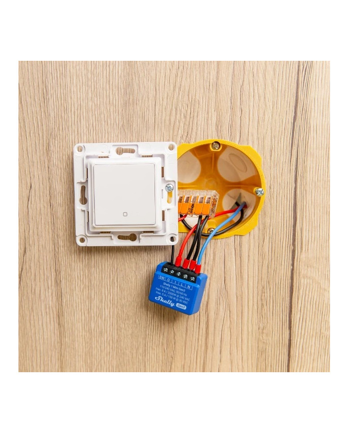 SMART RELE 8A AC/DC WIFI/BT SHELLY 1 MINI GEN 3