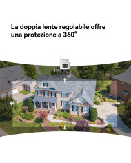 TELECAMERA DOME PTZ  IP/WI-FI 10MP 3.6MM IR IP66