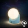 LAMPADA DA TAVOLO MINI GLOBO 2W WIRELESS IP54 BLU