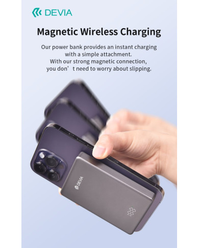 POWER BANK 10000MAH MAGNETICO 20W NERO