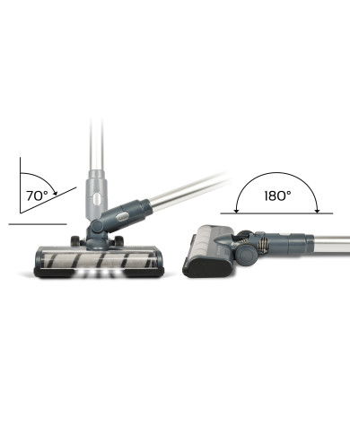 SCOPA ELETTRICA RICARICABILE CORDLESS 220W GIRMI