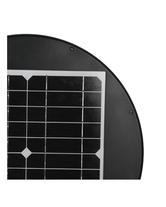 LAMPIONE CON PANNELLO SOLARE 20W TRICOLOR