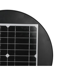 LAMPIONE CON PANNELLO SOLARE 20W TRICOLOR