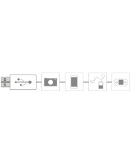 LAMPADA PORTATILE RICARICABILE 5W FUNZ.POWER BANK