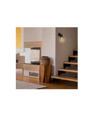 FARETTO DA PARETE CON GU10 ORIENTABILE NERO