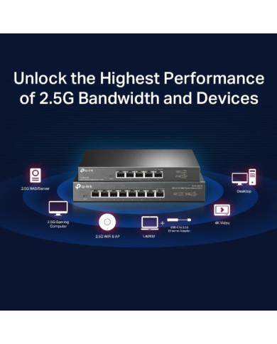 SWITCH DI RETE 5 PORTE 2.5 GBPS TP-LINK