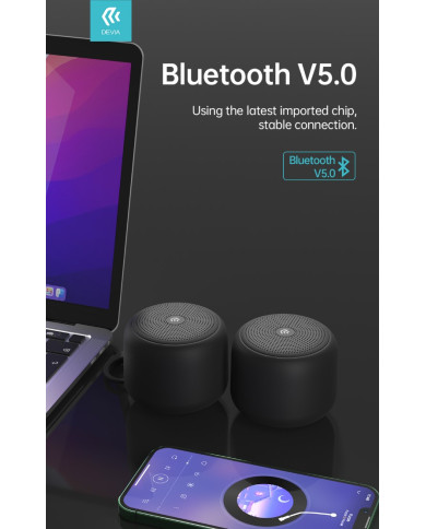 ALTOPARLANTE BLUETOOTH 5.0 5W IP67 NERO