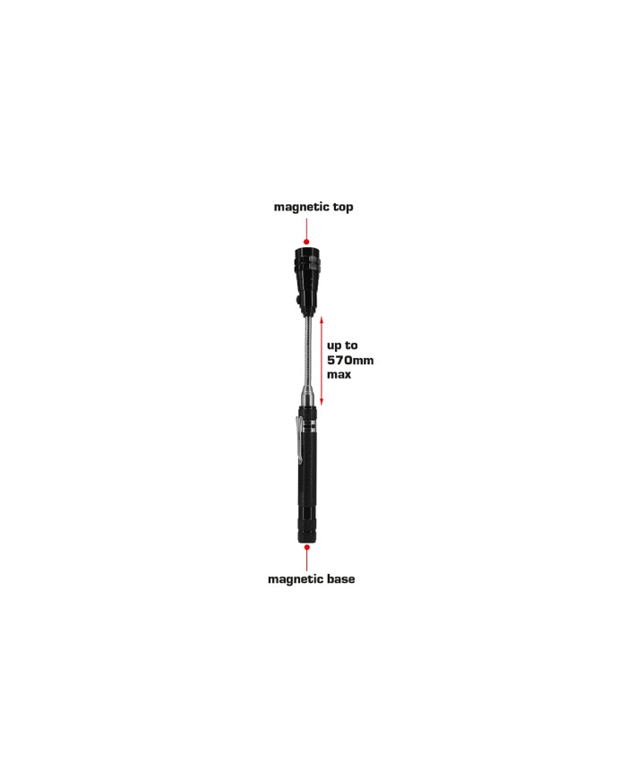 LAMPADA DA LAVORO LED A BATTERIA TELESCOPICA