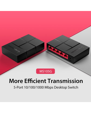 SWITCH DI RETE 5 PORTE 10/100/1000MBPS MERCUSYS