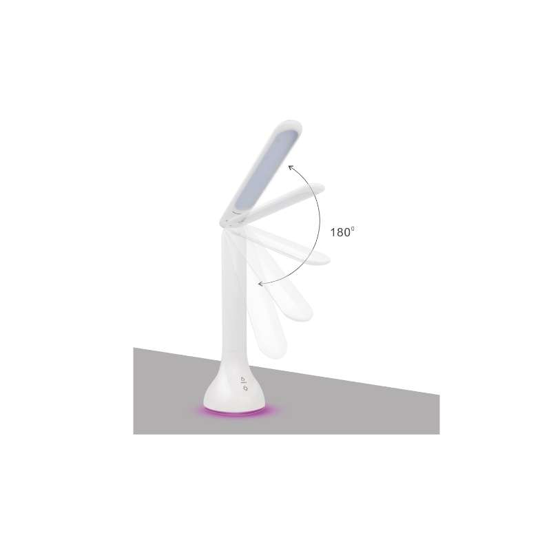 LAMPADA DA TAVOLO 18 LED CON BATTERIA RICARICABILE