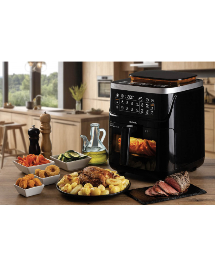 FRIGGITRICE AD ARIA CON FUNZIONE VAPORE E GRILL