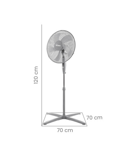 VENTILATORE A PIANTANA PALE D.40 50W 3 VELOCITA