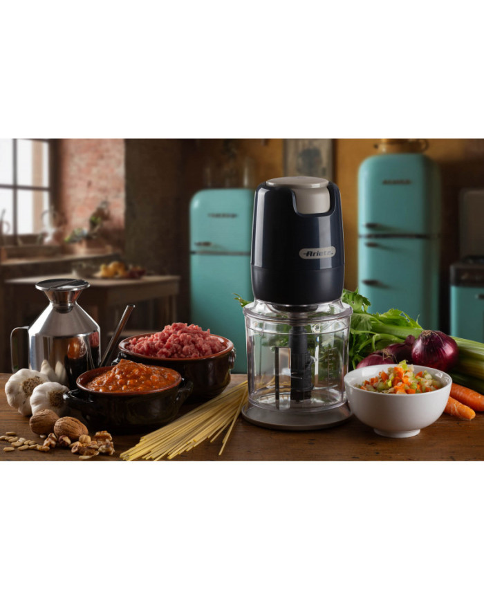 TRITATUTTO 400W 4 LAME IN ACCIAIO INOX 700ML GREY