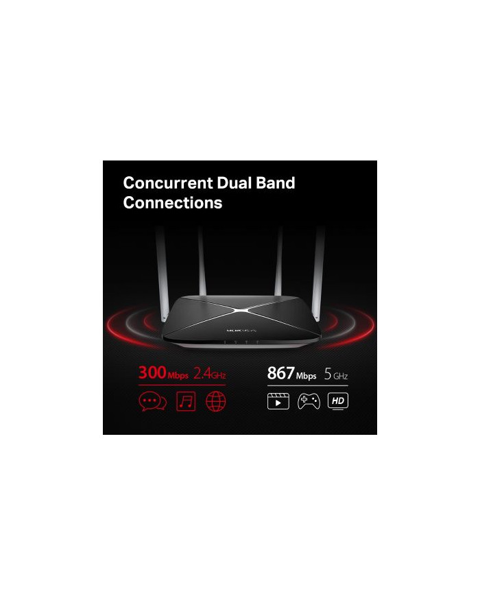 ROUTER WIRELESS DUAL BAND AC1200 MERCUSYS