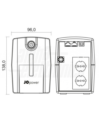 GRUPPO DI CONTINUITA 1000VA/600W 230VA
