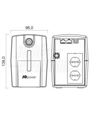 GRUPPO DI CONTINUITA 1000VA/600W 230VA